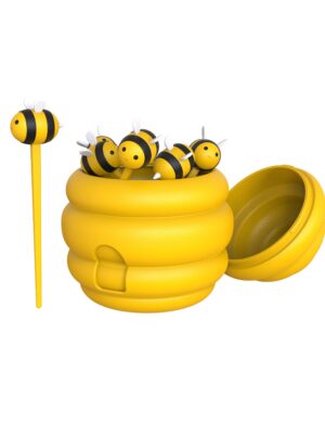 Pčelinjak – set čačkalica sa posudom