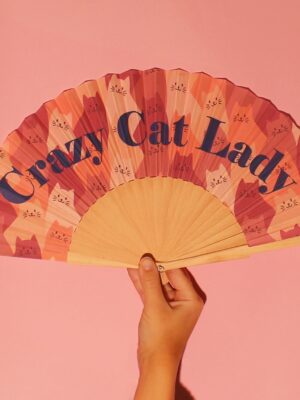Ručna lepeza – Crazy cat lady